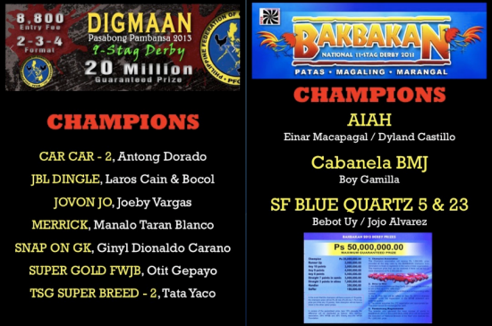 DIGMAAN BAKBAKAN CHAMPIONS 2013